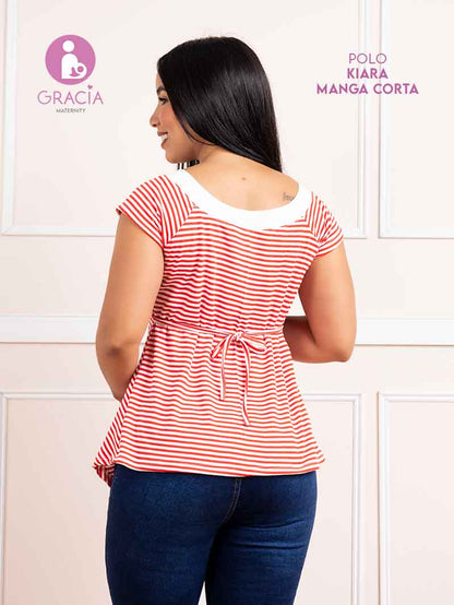 Polo Kiara manga corta