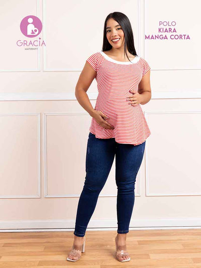 Polo Kiara manga corta
