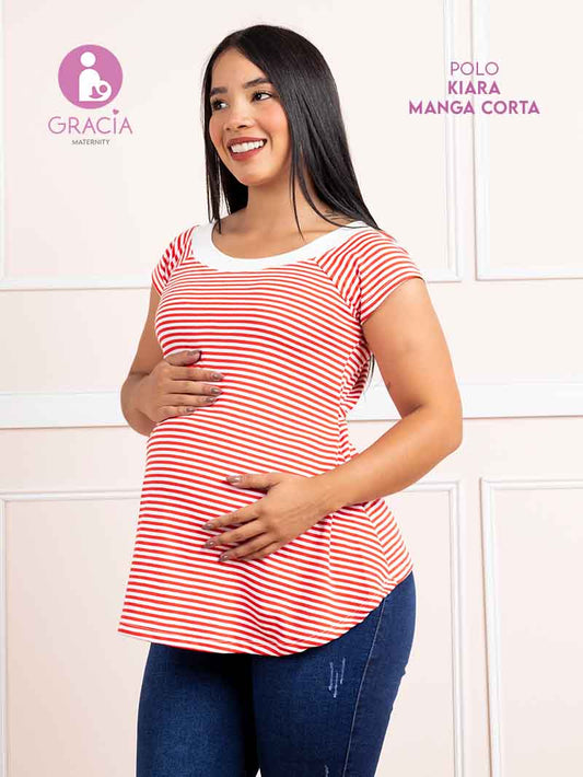 Polo Kiara manga corta
