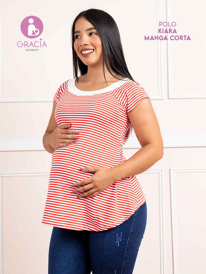 Polo Kiara manga corta