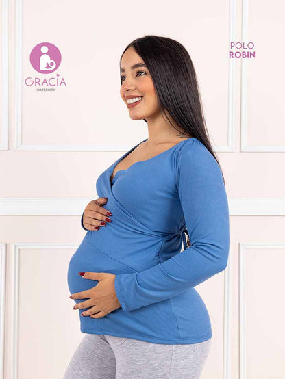 Polo Robin materno/lactancia